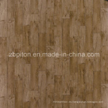 Tejido de piso de PVC de uso interior de tratamiento superficial de color simple (CNG0502N)